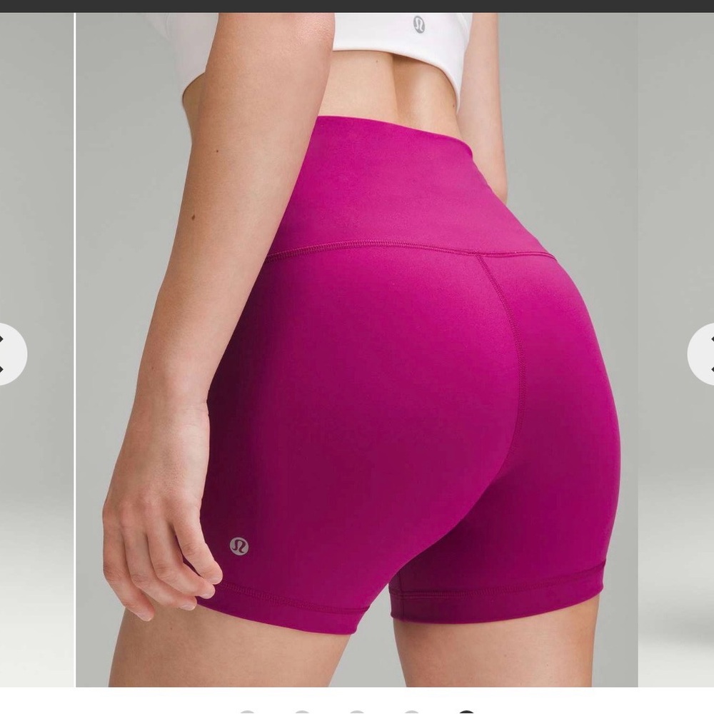 lululemon athletica Women's Magenta Bike Shorts